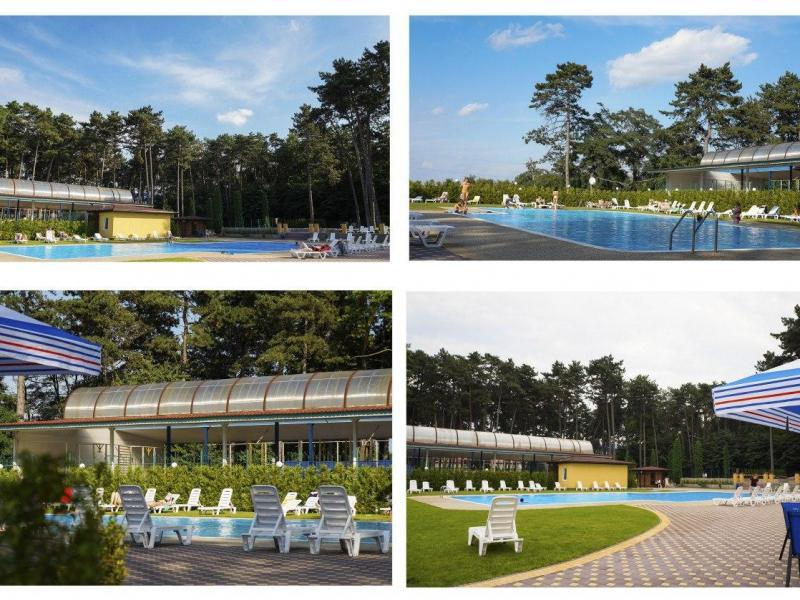 Swimming pool at the Trade Union sanatorium "Khmilnyk"